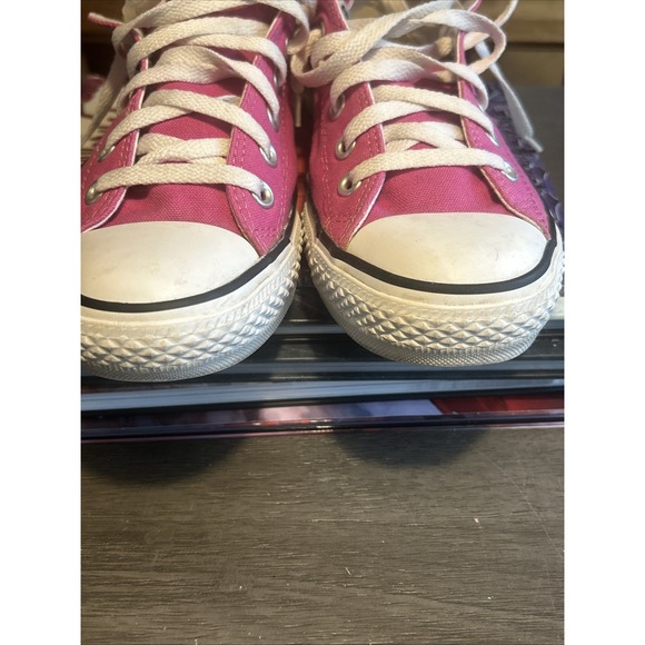 Converse All-Star Low Tops Pink Men's Size 7 Women's Size 9 Super Clean Chucks - Picture 6 of 7